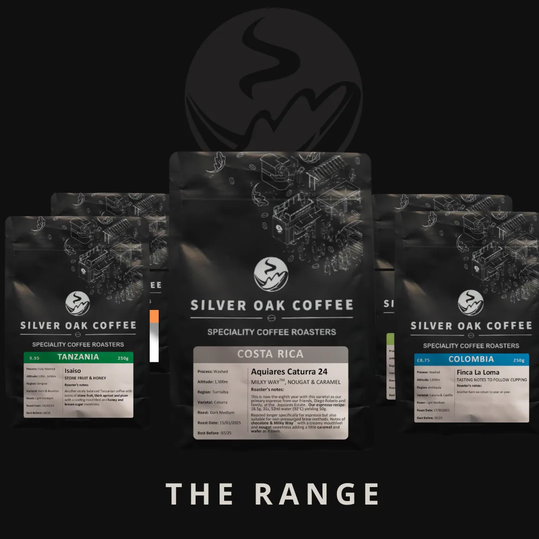 the range - 6 pack coffee by silver oak coffee ltd
