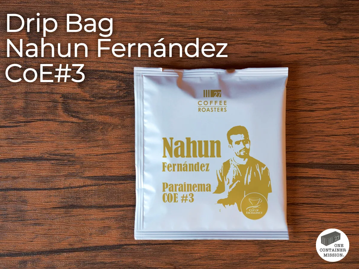 【 coe品評会3位受賞】ナウン フェルナンデス ドリップバッグ - honduras coffee by 27 coffee roasters tsujido 本店