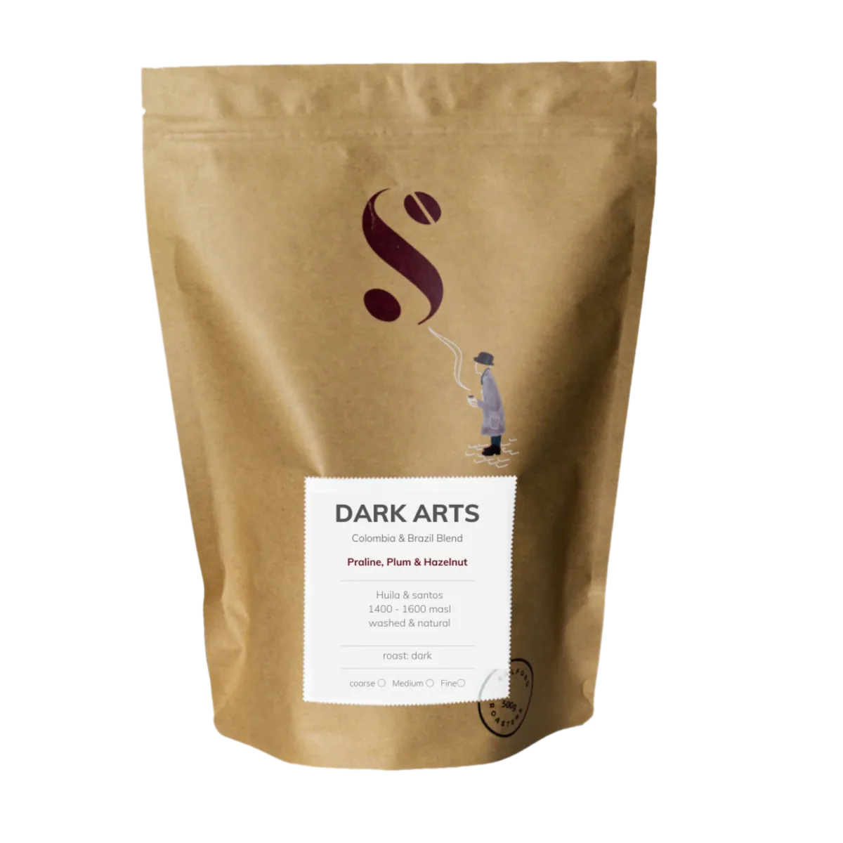dark arts blend coffee by salford roasters