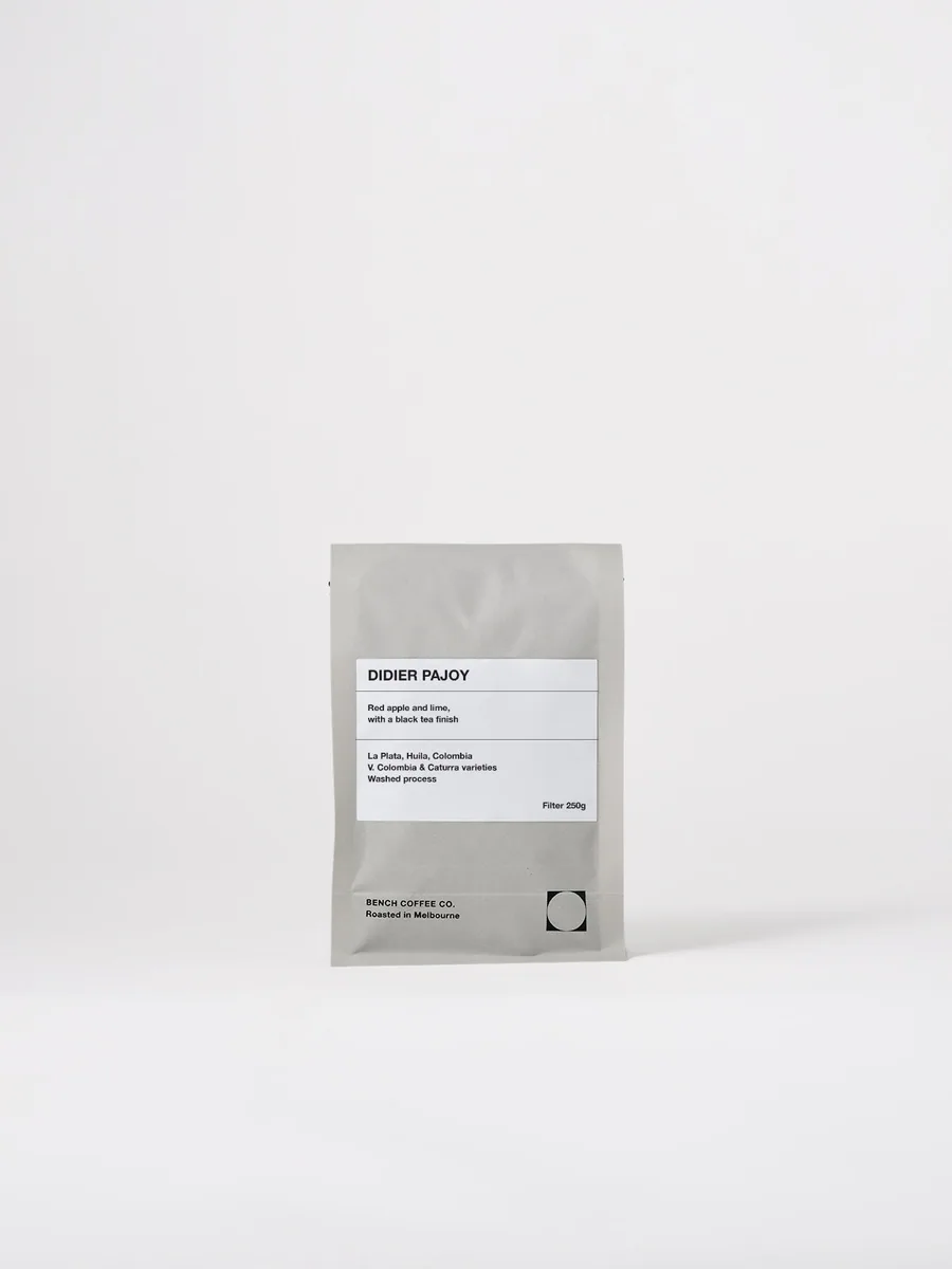 didier pajoy, colombia coffee by bench coffee co. roastery