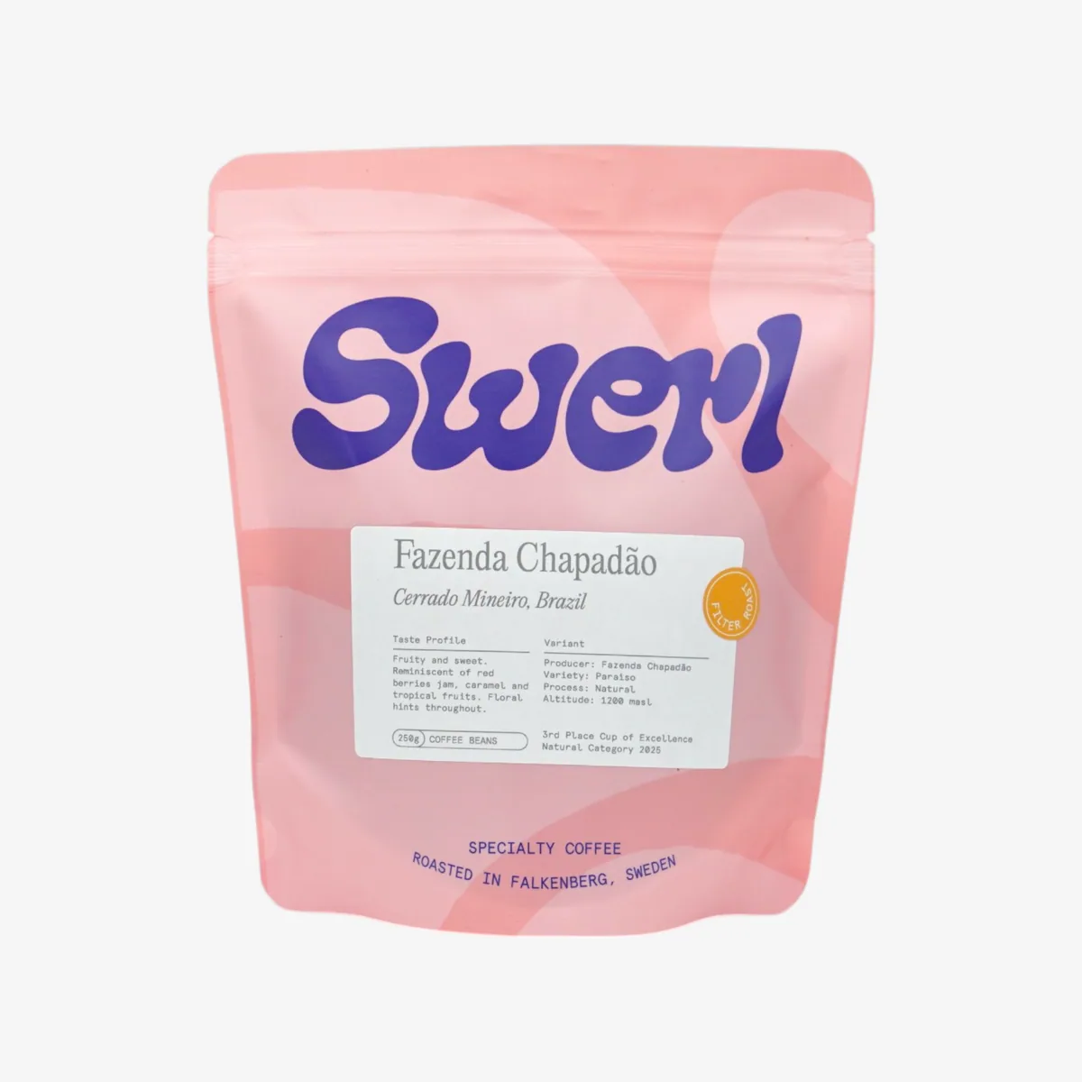 fazenda chapadão - brazil (3rd place cup of excellence natural category) - brazil coffee by swerl
