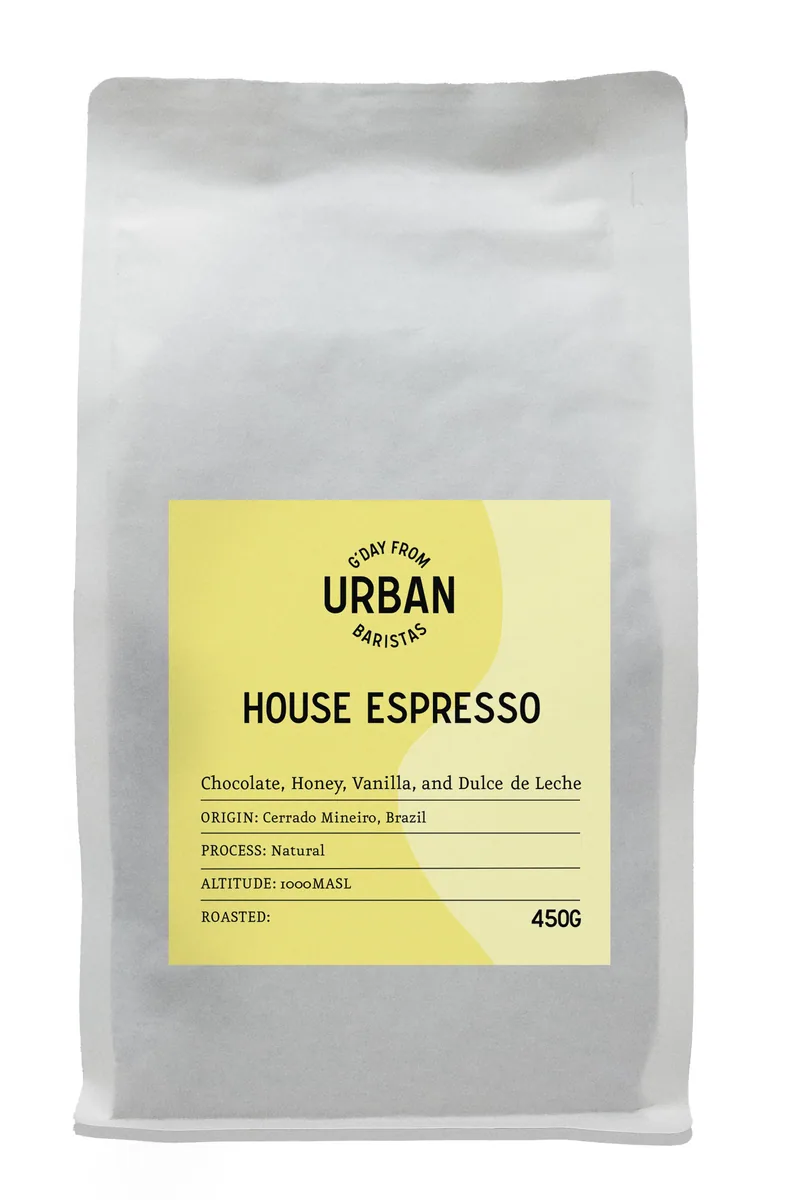 house espresso coffee by urban baristas roastery
