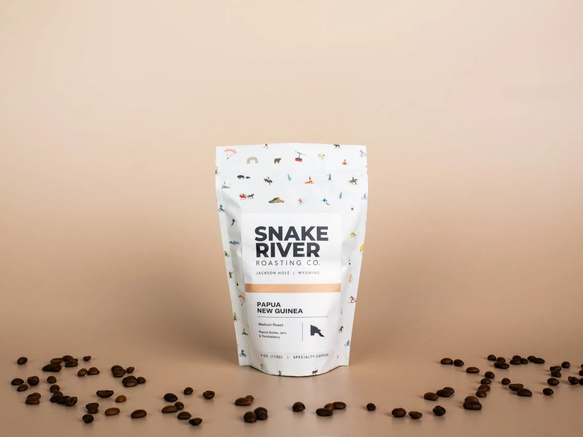papua new guinea coffee by snake river roasting company