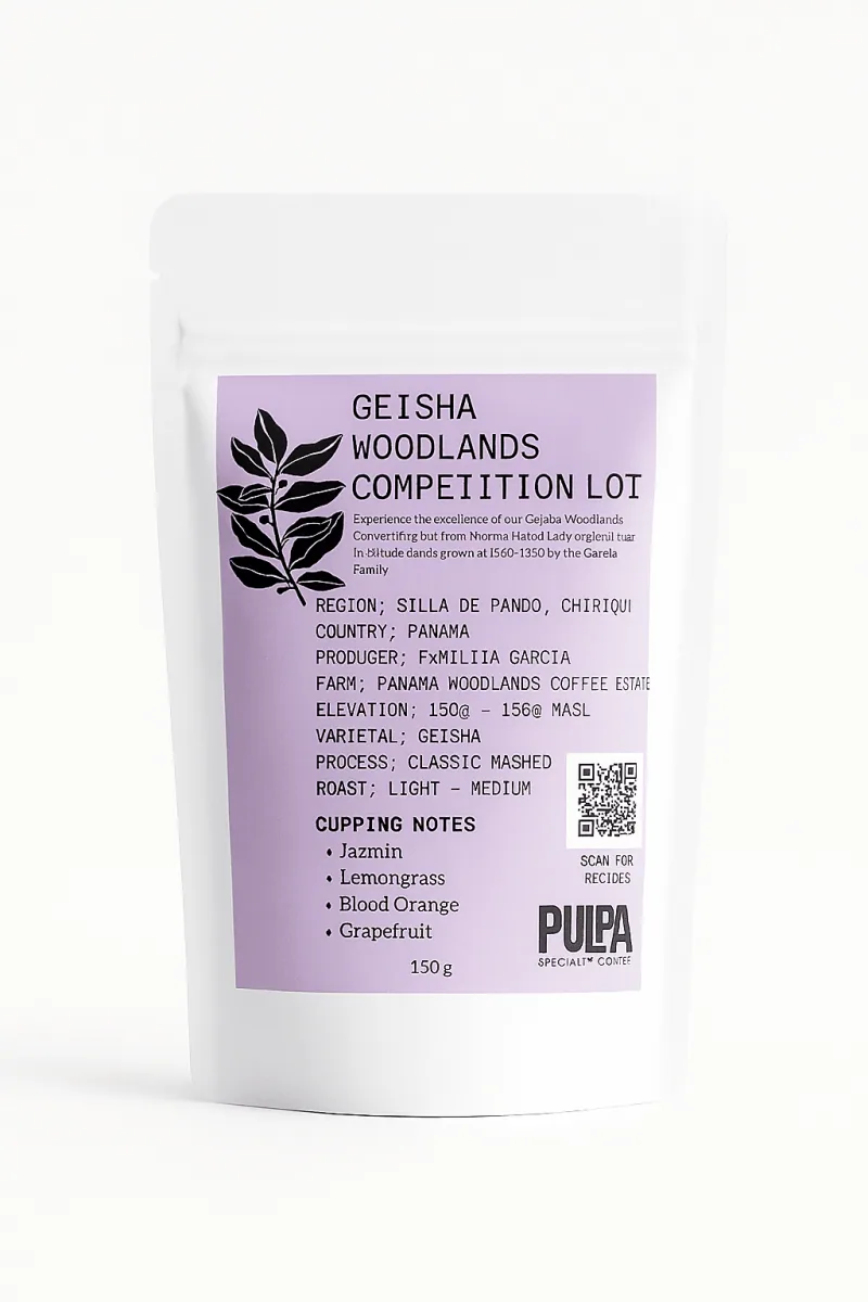 geisha woodlands competition lot coffee by pulpa