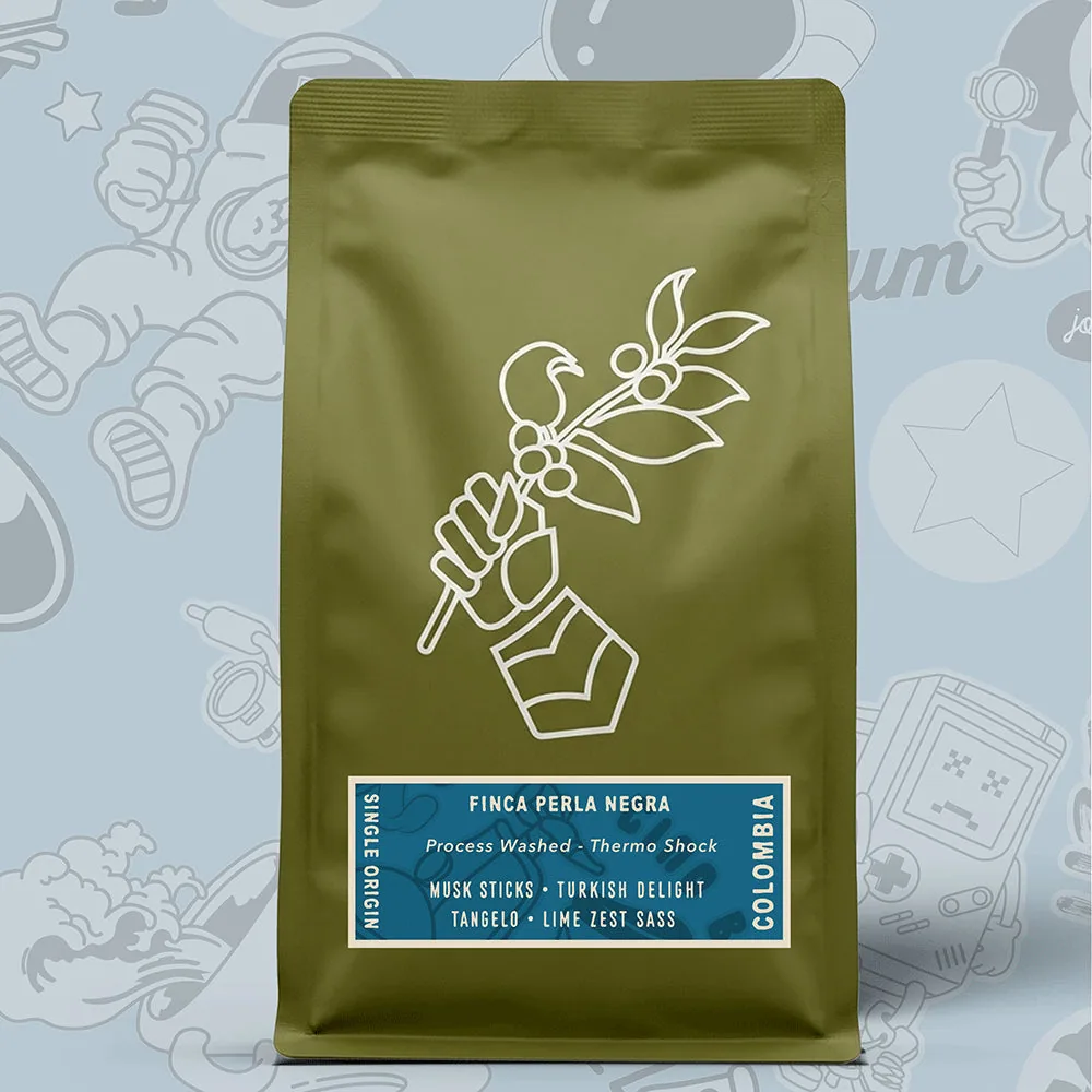 colombia finca perla negra coffee by cavalier coffee roasters & cafe