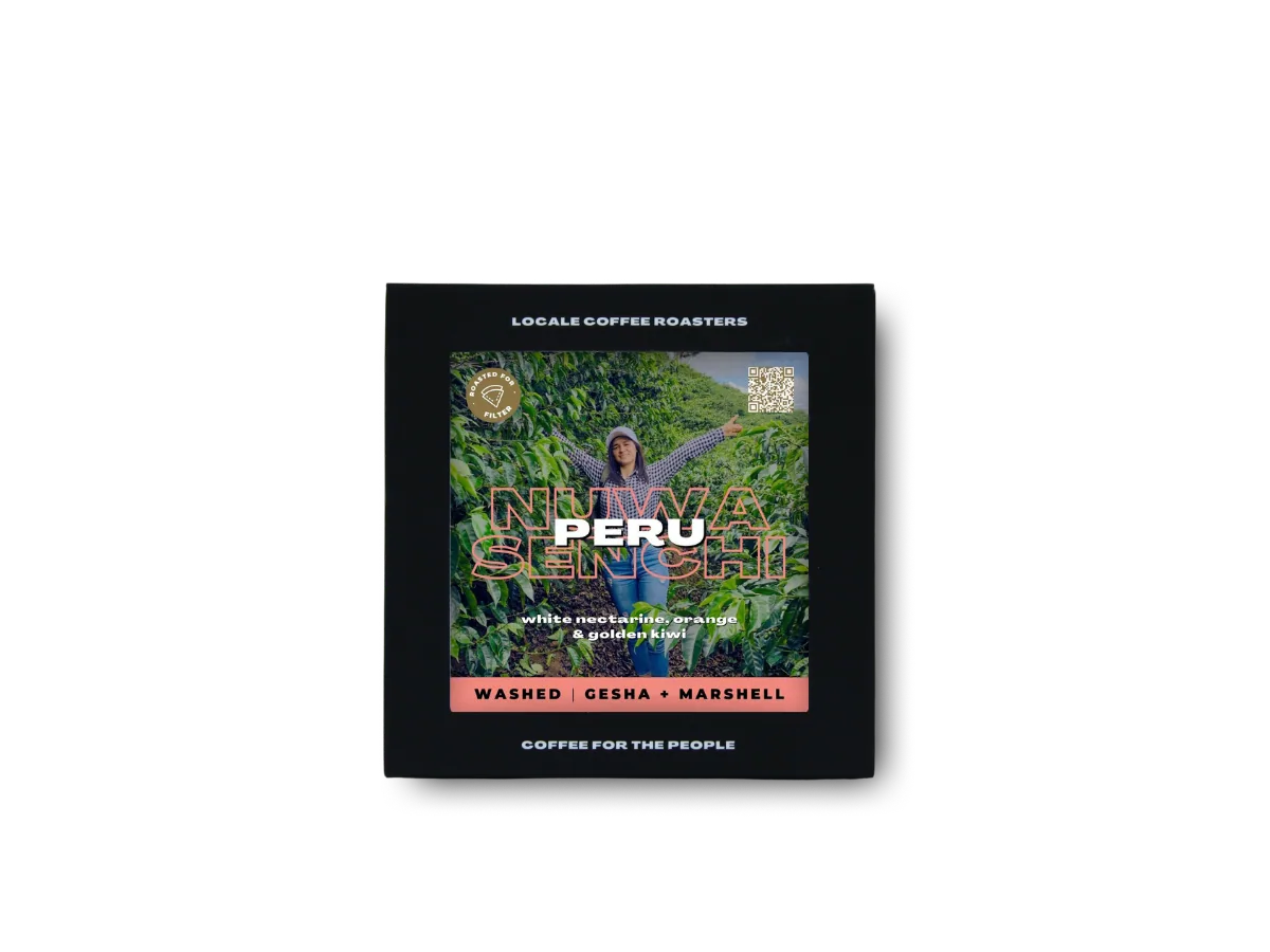 nuwa senchi: peru coffee by locale coffee roasters wa