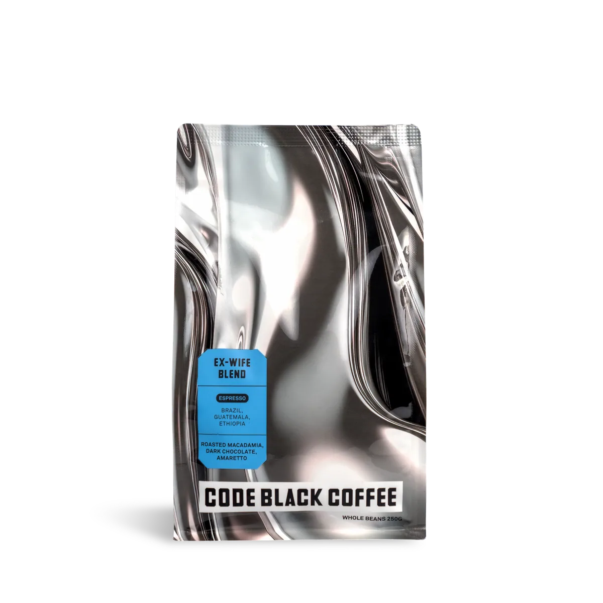 meraki x code black coffee ex-wife espresso blend coffee by code black