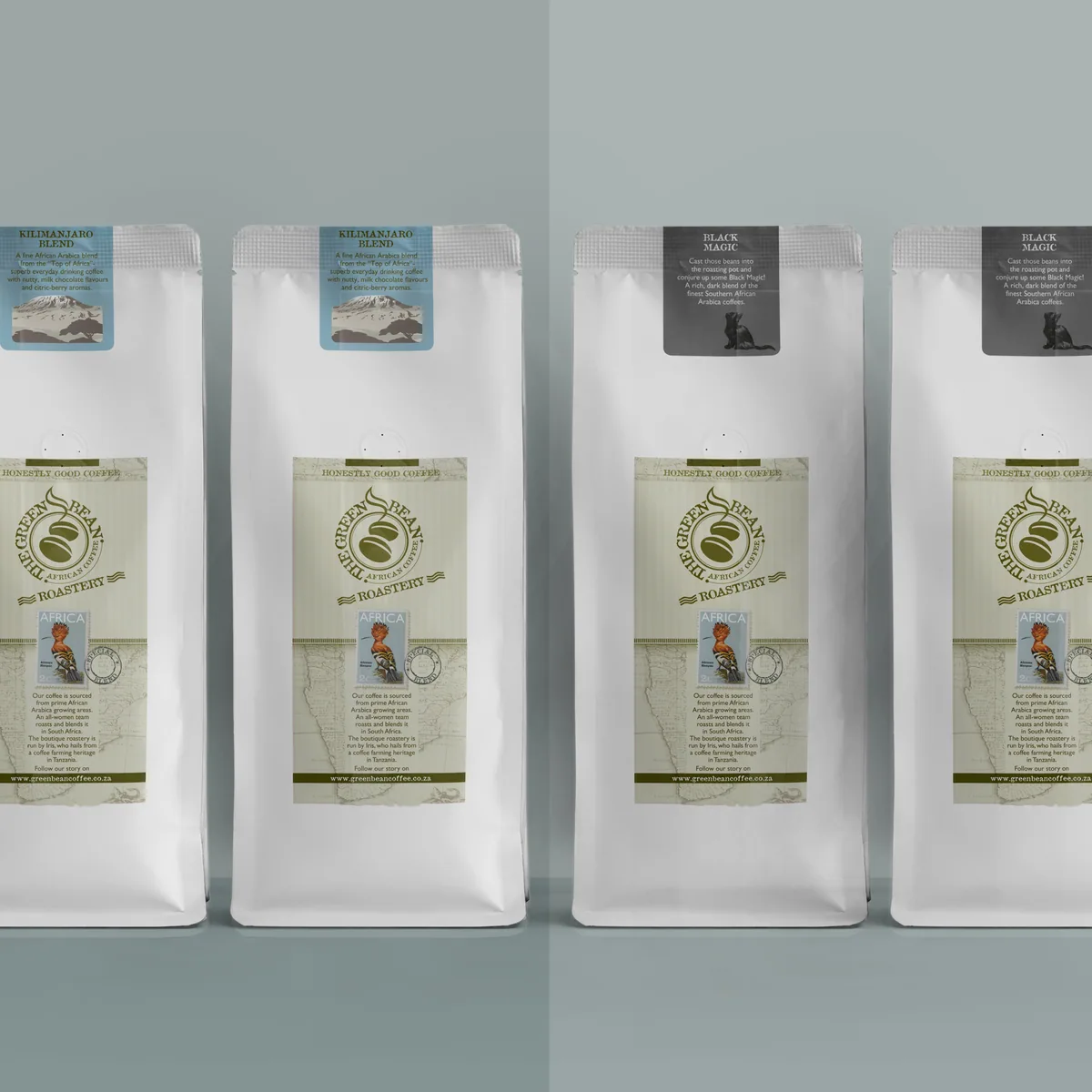 1kg blend deal – 4 up coffee by green bean coffee roastery