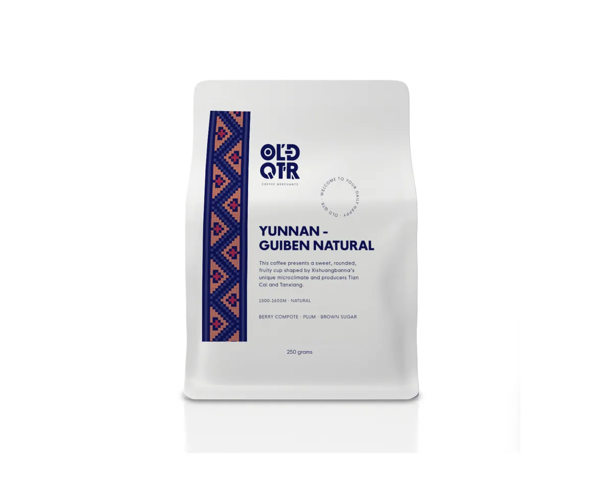 yunnan - guiben natural (filter) - yunnan coffee by old quarter coffee merchants - southport