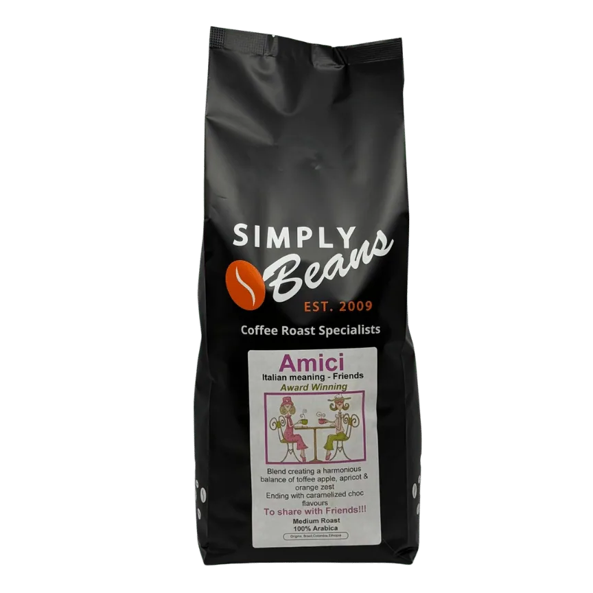 amici blend coffee by simply beans coffee roast specialist