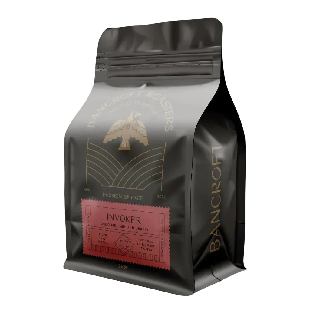 invoker blend coffee by bancroft roasters bardon