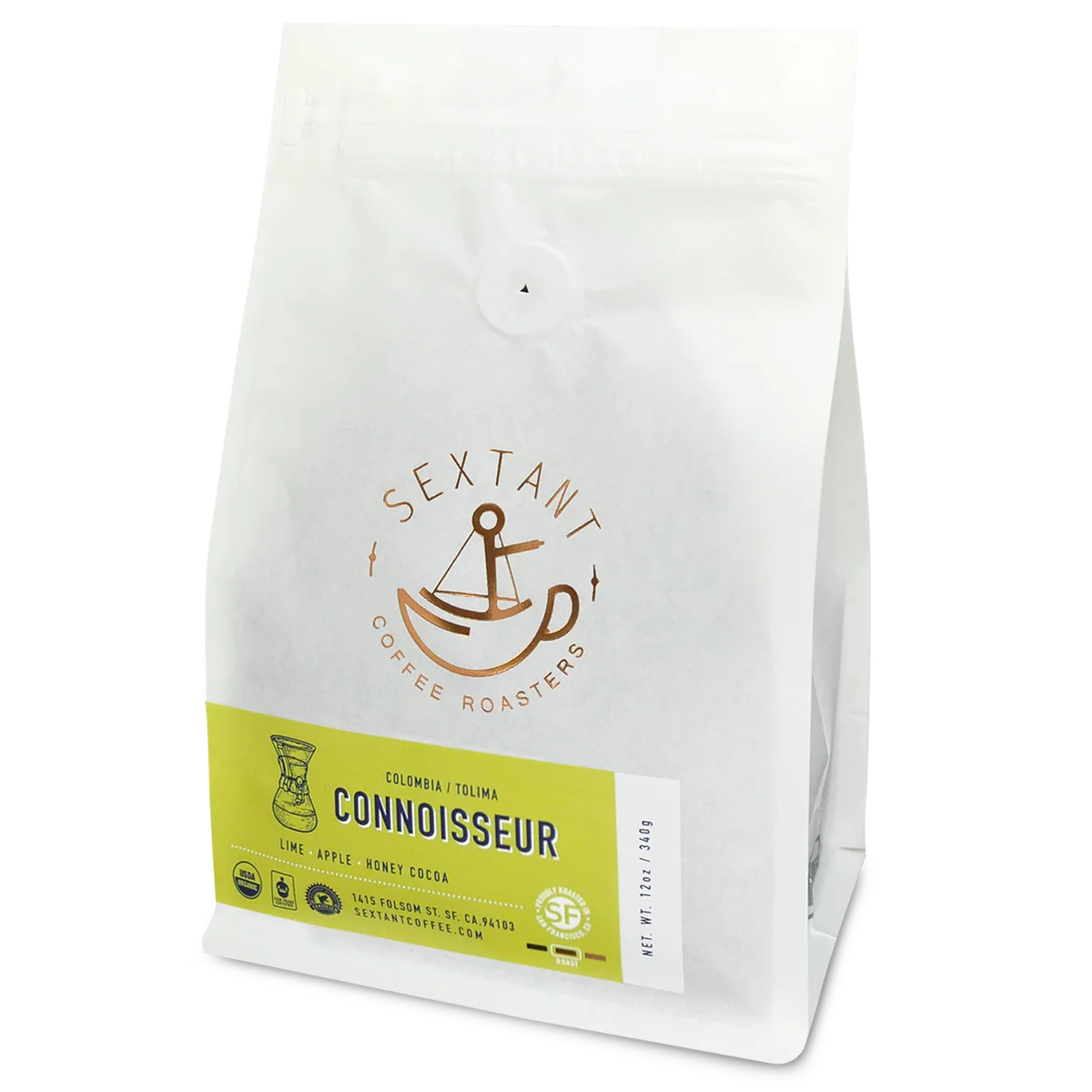 connoisseur - colombia coffee coffee by sextant coffee roasters