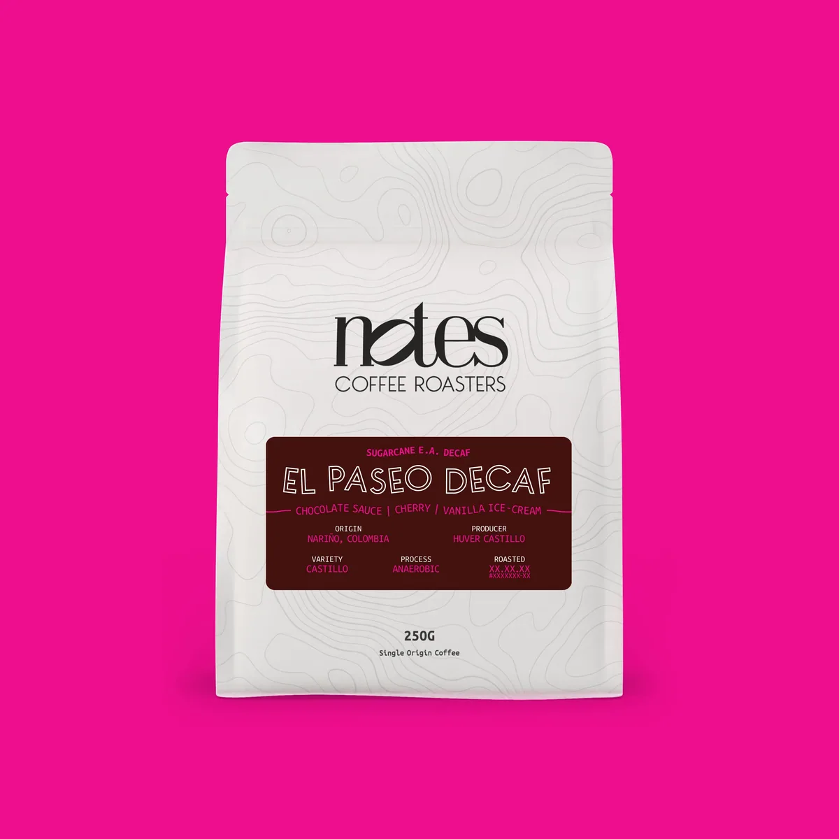 el paseo decaf | colombia coffee by notes coffee roasters