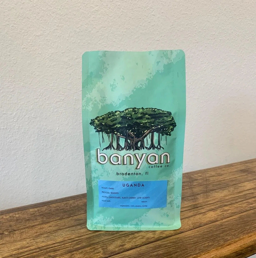 organic uganda (bugisu) dark roast coffee coffee by banyan coffee co.