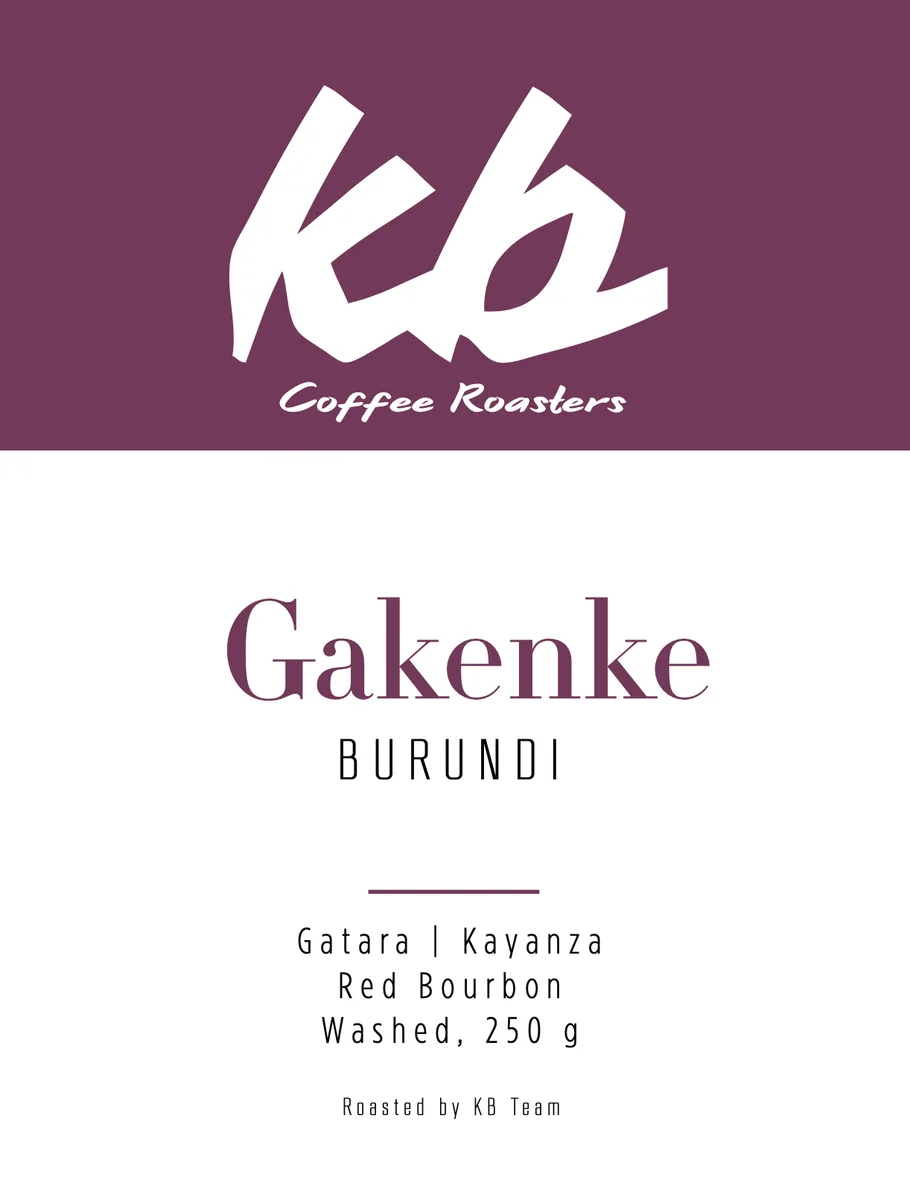 espresso - burundi - gakenke coffee by kb coffee roasters