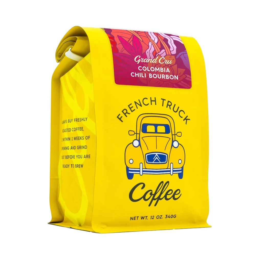 colombia chili bourbon (grand cru) coffee by french truck coffee