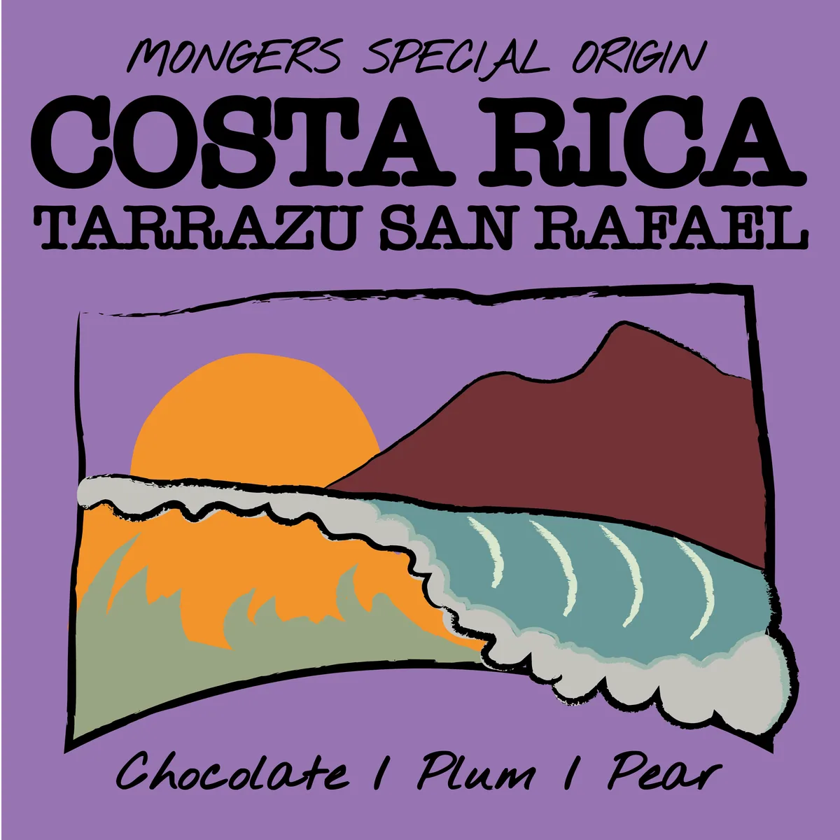 costa rica - tarrazu - san rafael coffee by coffee monger's roasting company