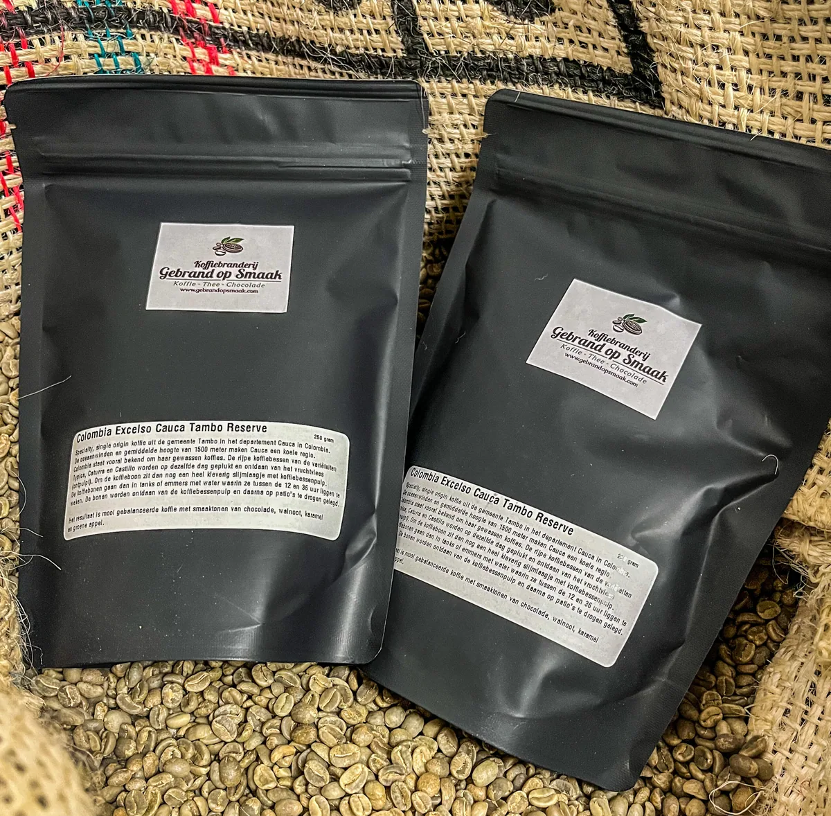 colombia excelso cauca tambo reserve | walnoot, karamel, groene appel, chocolade coffee by koffiebranderij gebrand op smaak