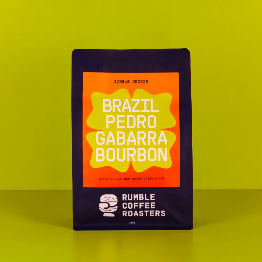 brazil pedro gabarra bourbon espresso coffee by rumble coffee roasters hq - local pickup only