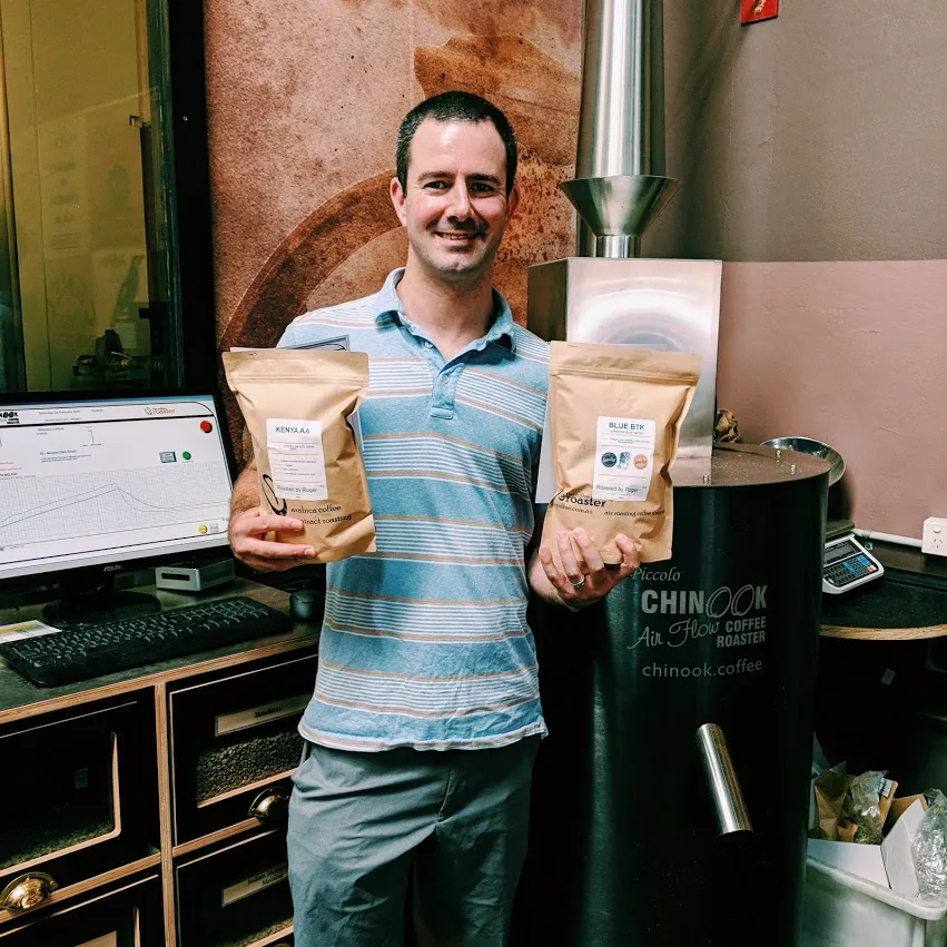 roast your own coffee – instore, alexandria location coffee by the coffee roaster