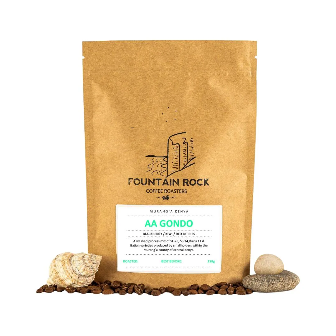 aa gondo, kenya coffee by fountain rock coffee roasters