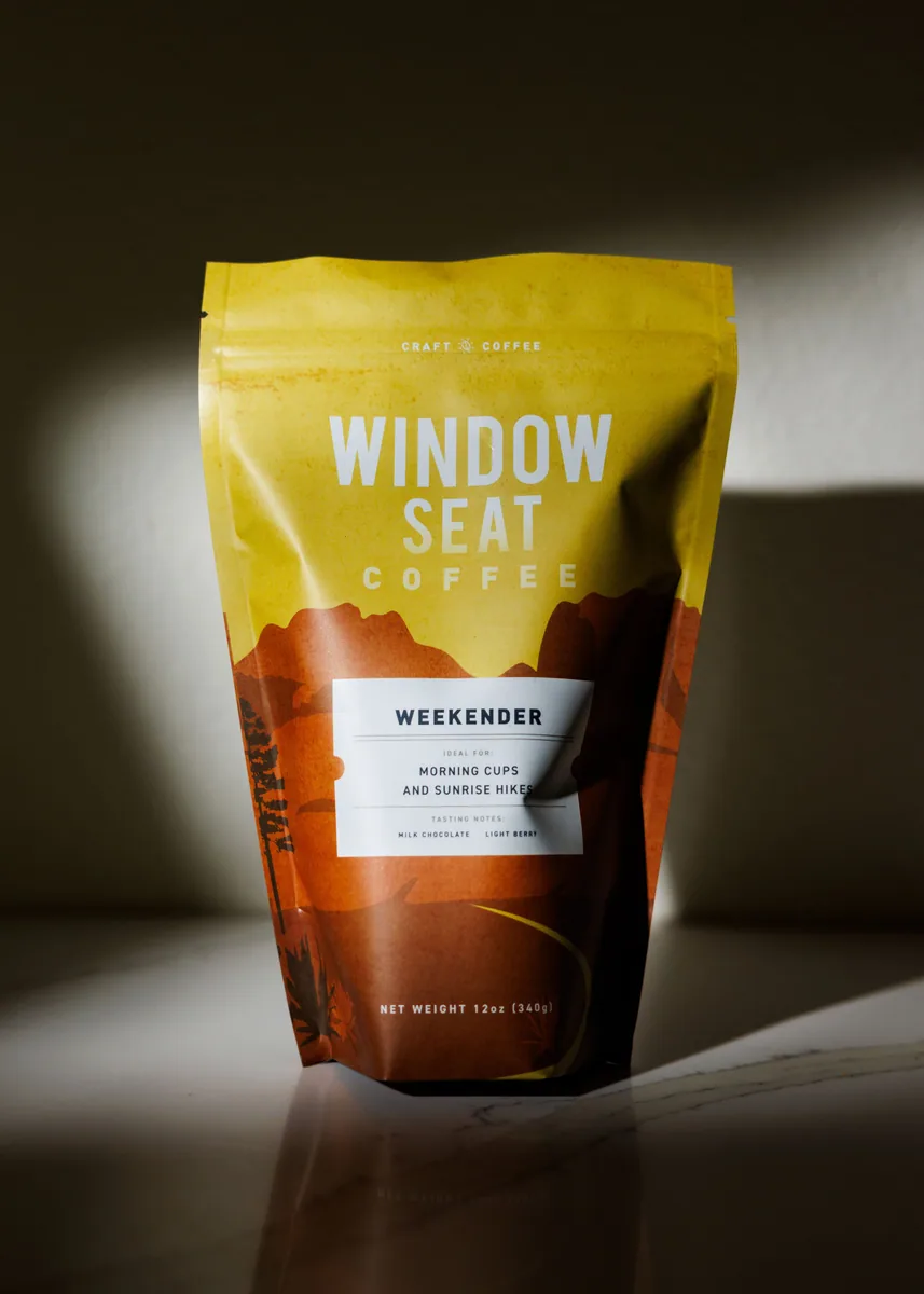 weekender roasted coffee coffee by window seat coffee