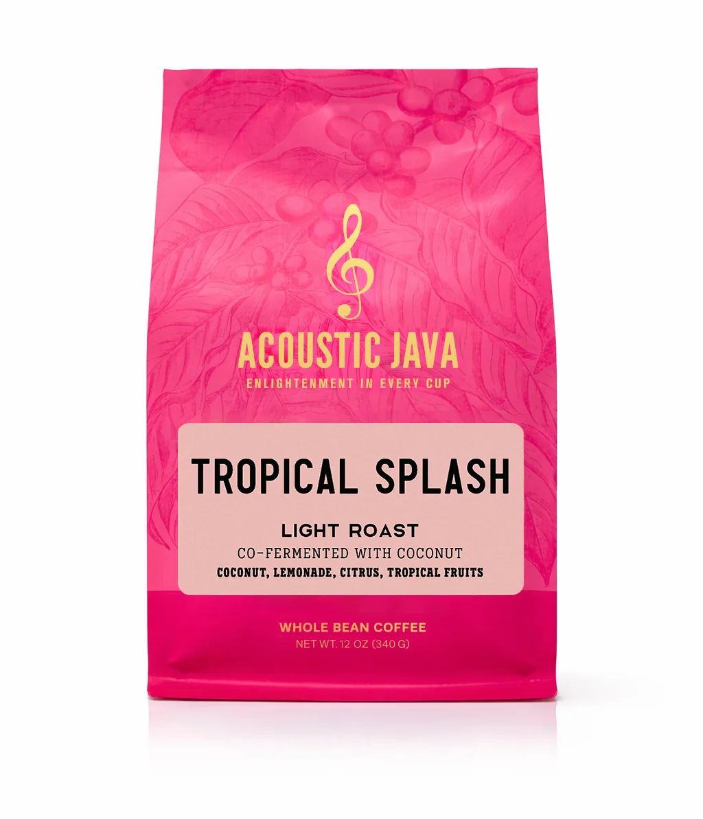 tropical splash coffee by acoustic java roastery & tasting room