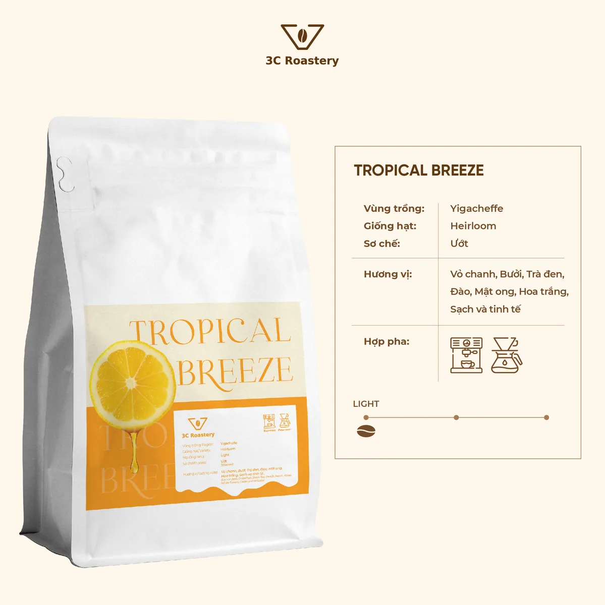 tropical breeze coffee by 3c roastery - 92 phan kế bính