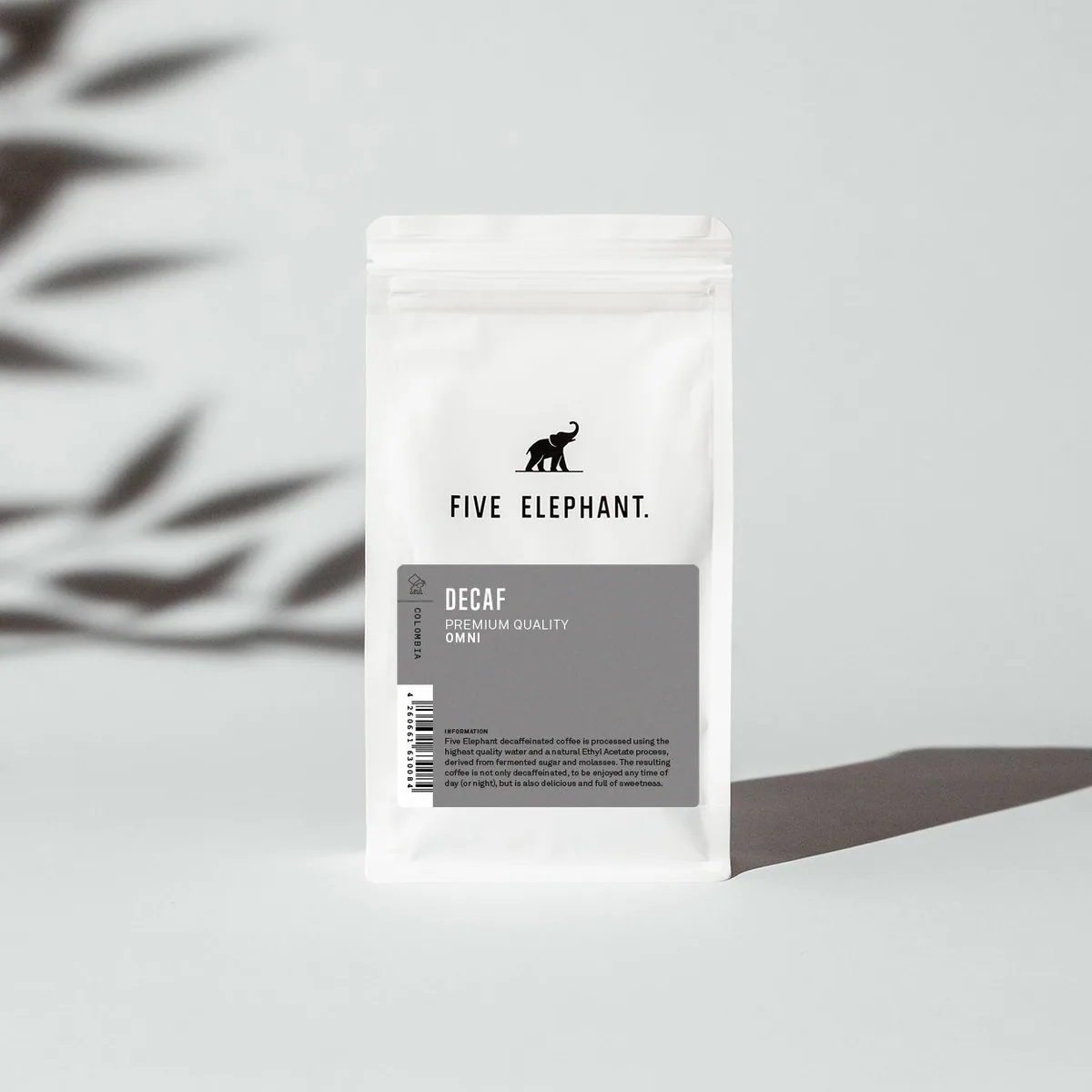 colombia decaf – omni roast – filter & – espresso - colombia coffee by five elephant
