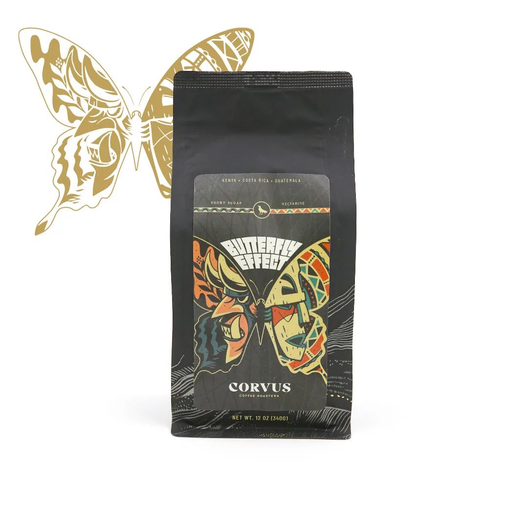 butterfly effect coffee by corvus coffee roasters