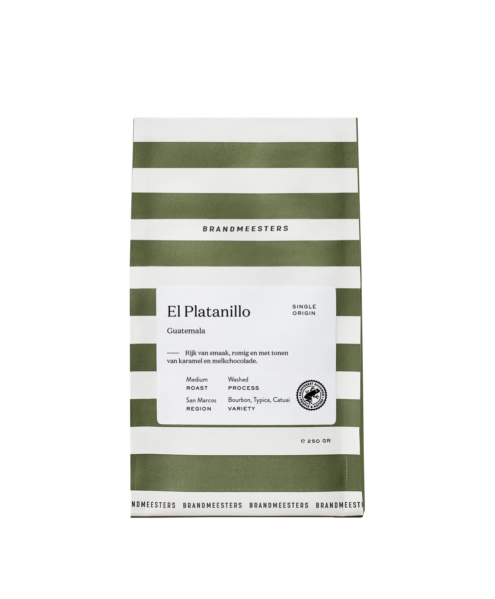 guatemala – el platanillo (rainforest alliance) coffee by brandmeesters amsterdam
