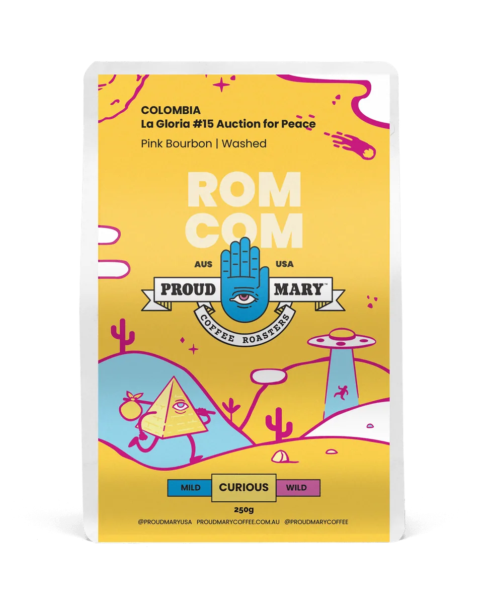 colombia | la gloria #15 afp | pink bourbon | washed - colombia coffee by proud mary coffee
