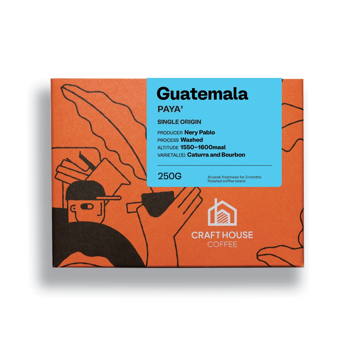 guatemala paya' coffee by craft house coffee