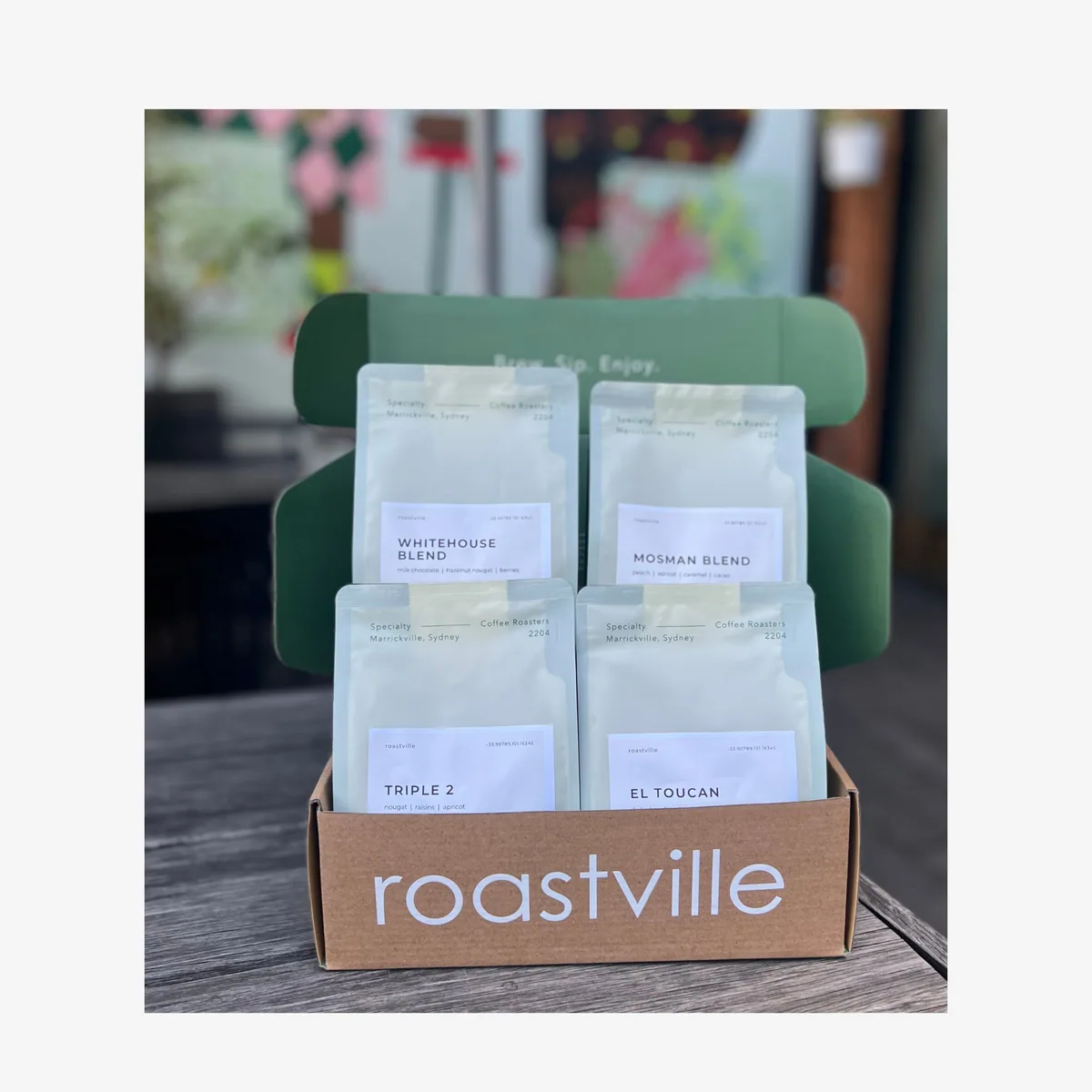 4 x 250g blends pack coffee by roastville coffee roasters