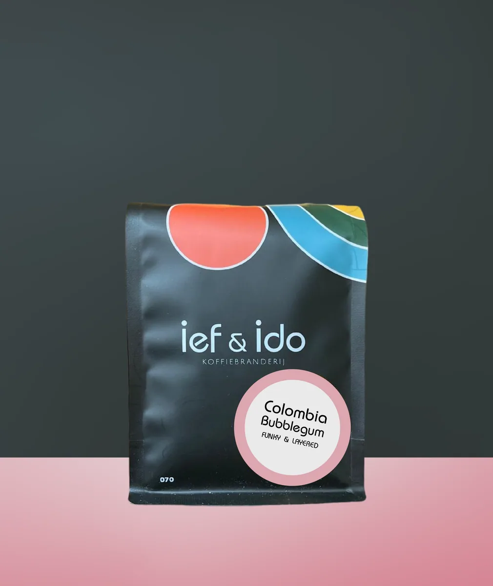 colombia bubblegum coffee by ief&ido coffee roasting shop/bar