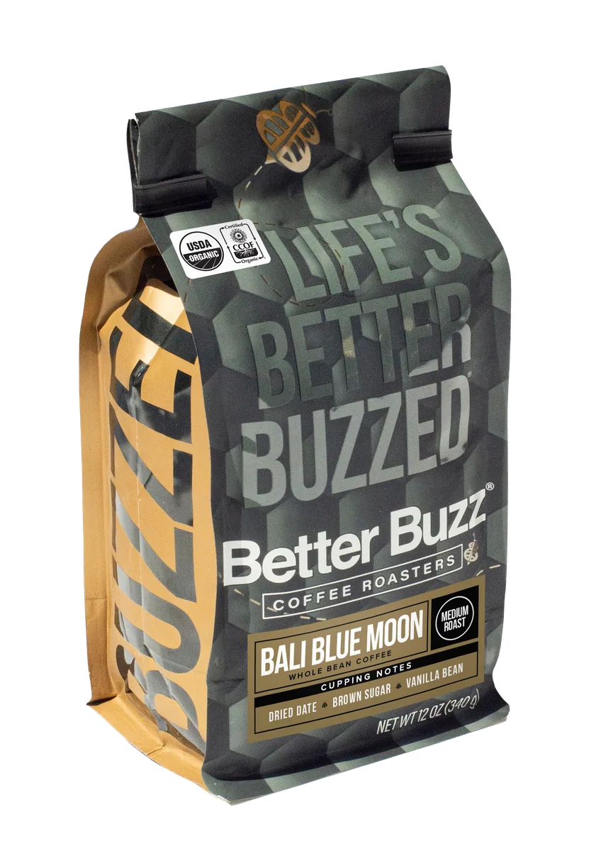 organic bali blue moon coffee by better buzz coffee mission beach