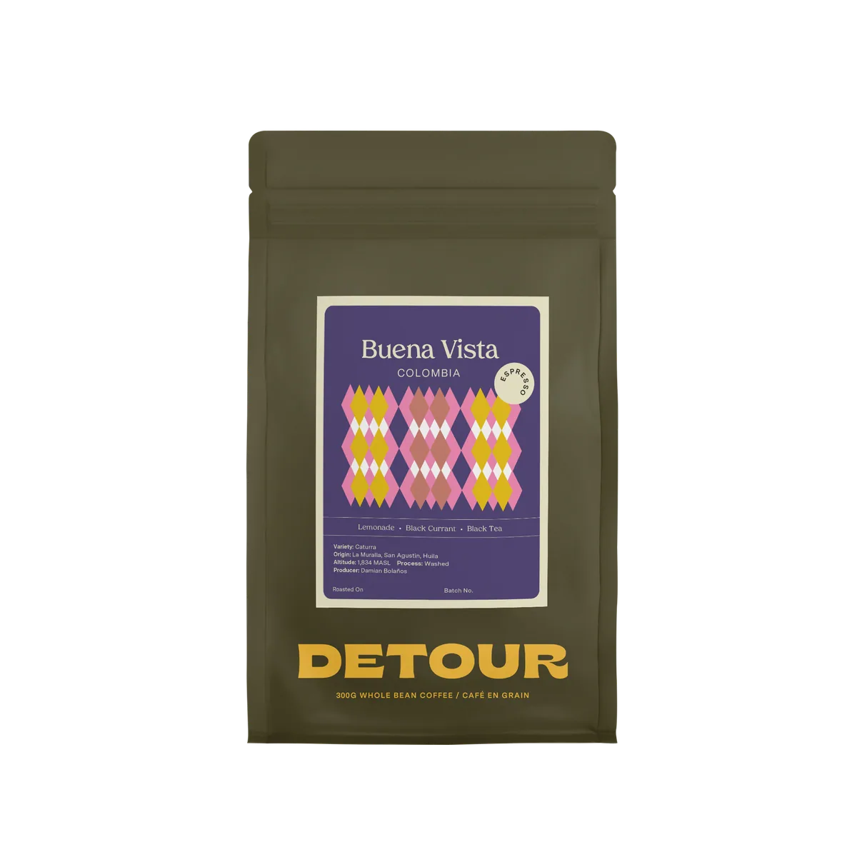 colombia buena vista espresso - colombia coffee by detour coffee roasters