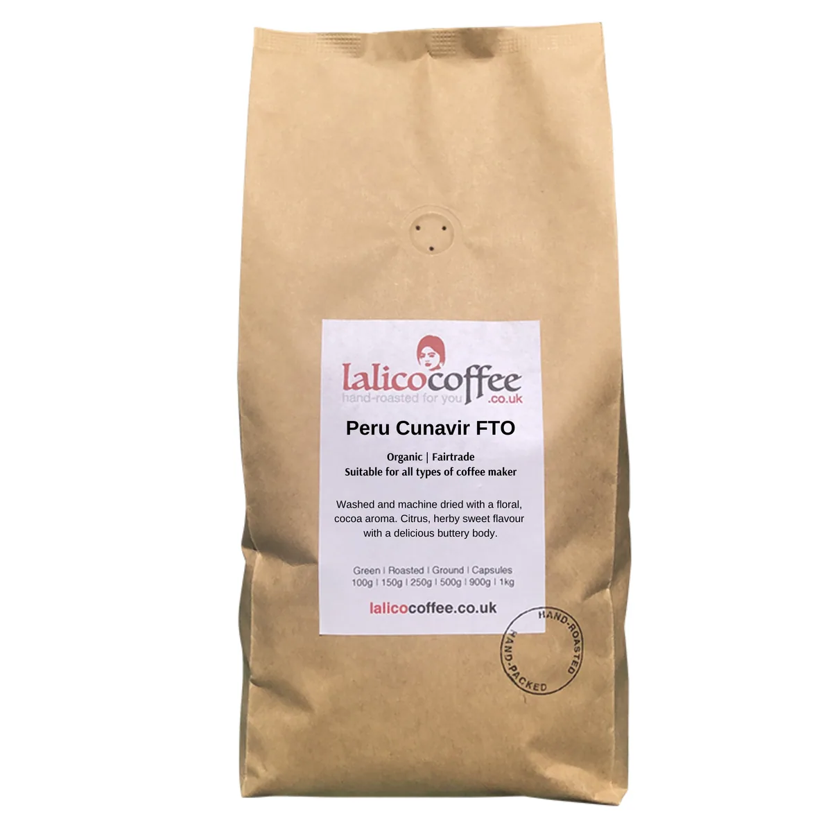 peru cunavir fairtrade organic (fto) coffee by lalico coffee