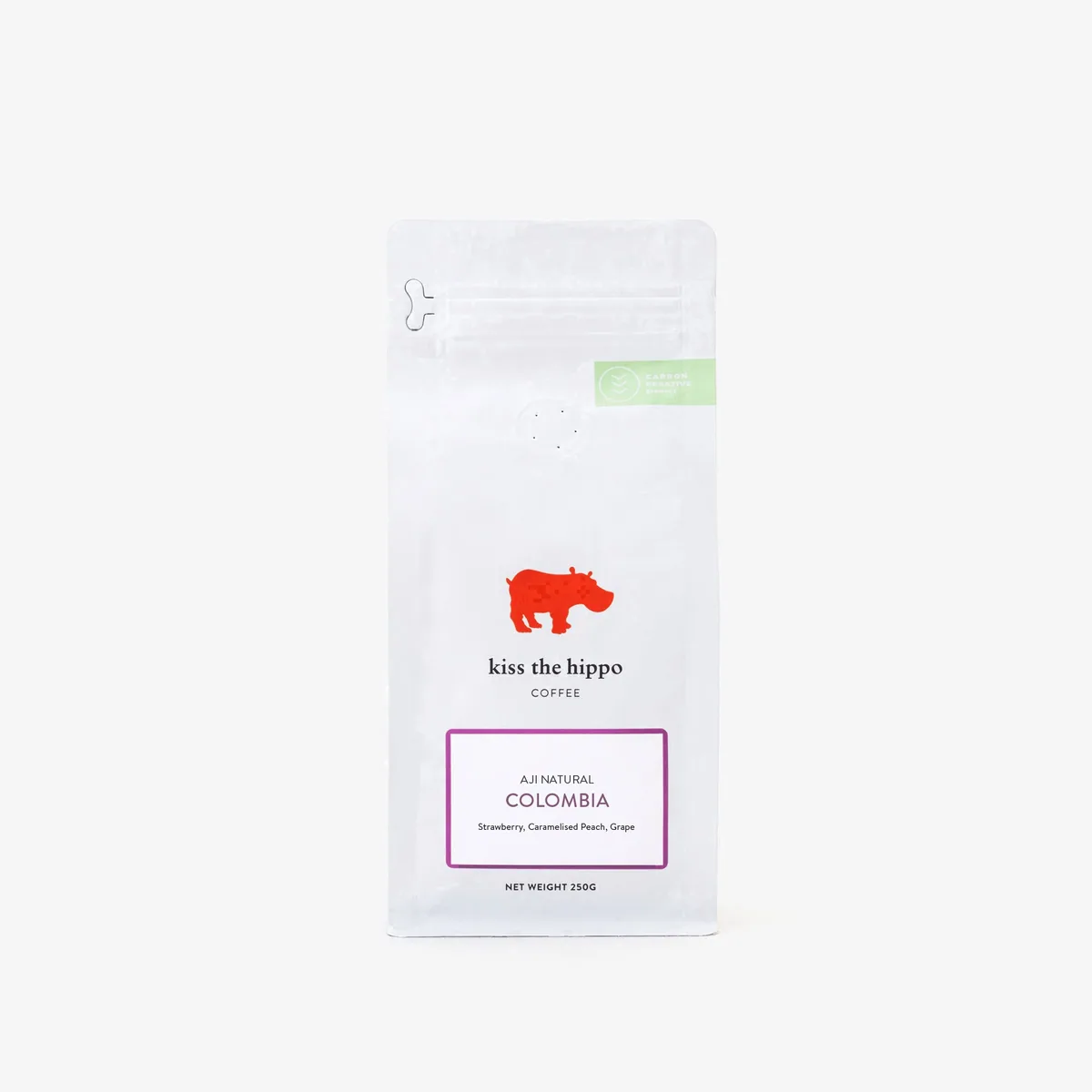colombia, ají natural coffee by kiss the hippo roastery limited