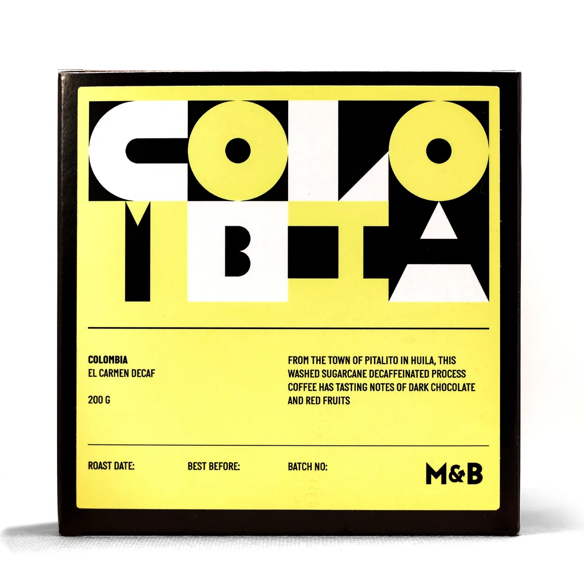 colombia el carmen decaf coffee by milk & beans coffee roasters