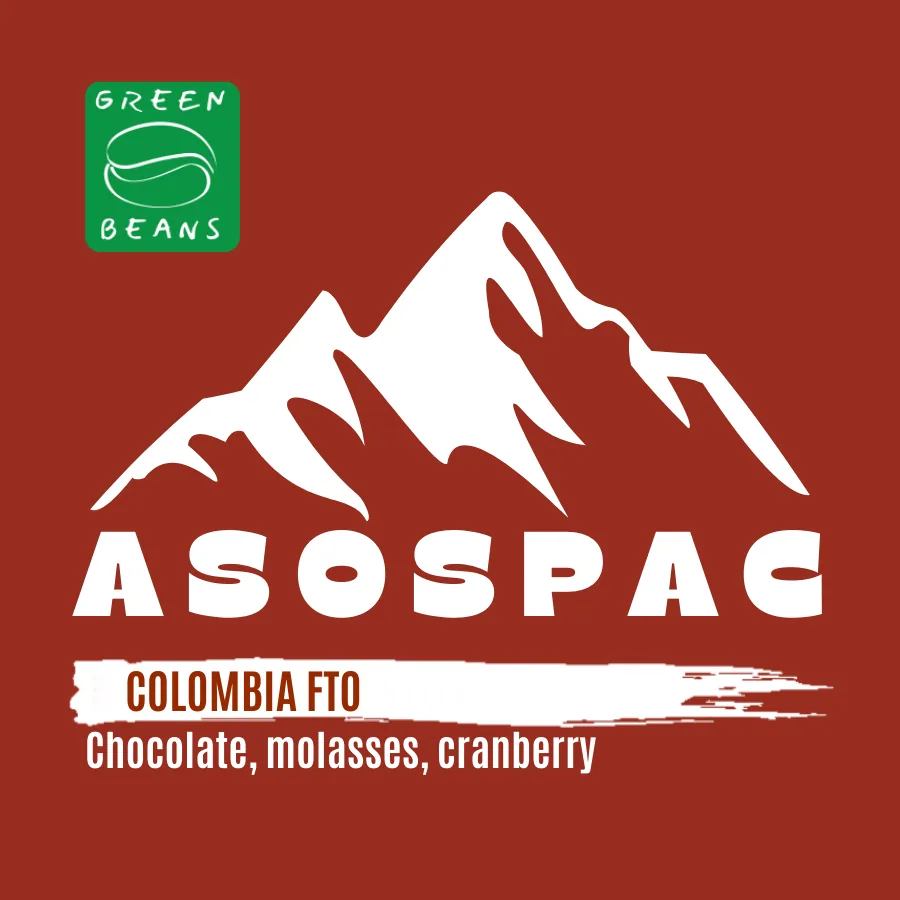 colombia – asospac fto green coffee by small batch, ripe coffee roasters