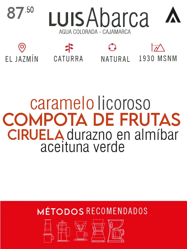 café de especialidad - luis abarca coffee by fortunato coffee & roaster