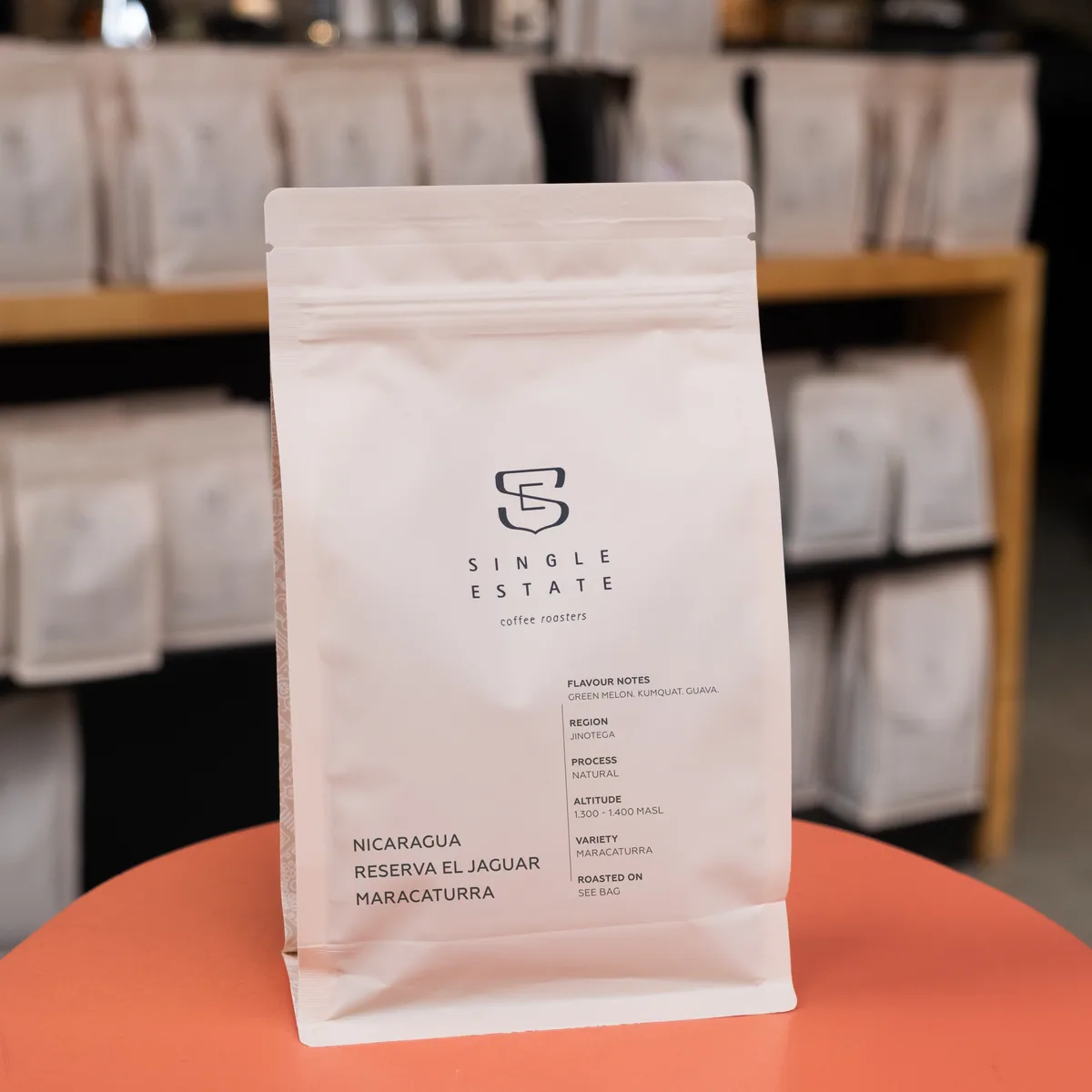 nicaragua – el jaguar maracaturra coffee by single estate coffee roasters