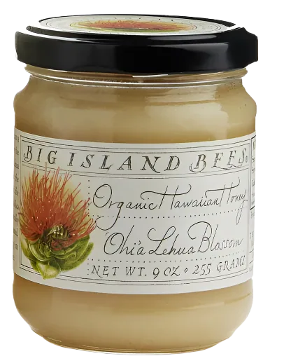 big island bees ohia lehua honey jar coffee by kona mountain coffee