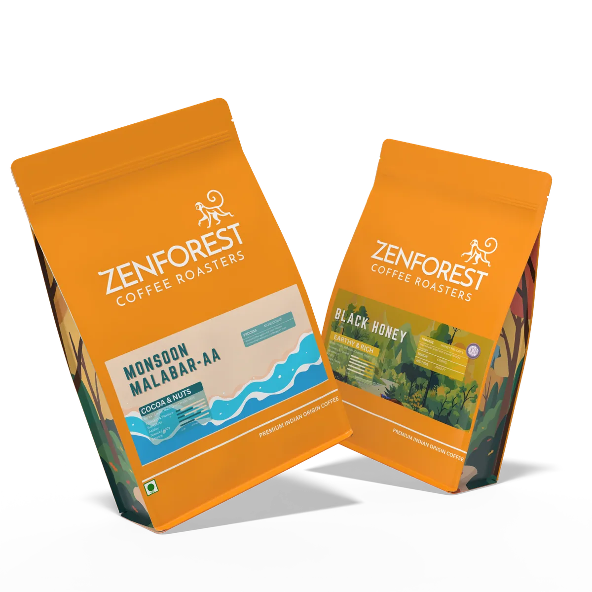 monsoon malabar x black honey coffee by zenforest coffee roasters, sahakarnagar