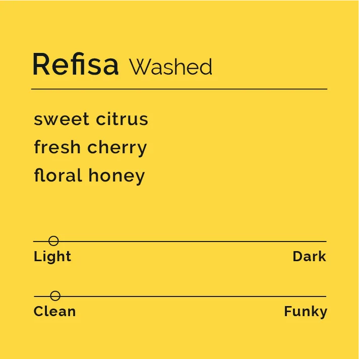 refisa - washed coffee by black & white coffee roasters