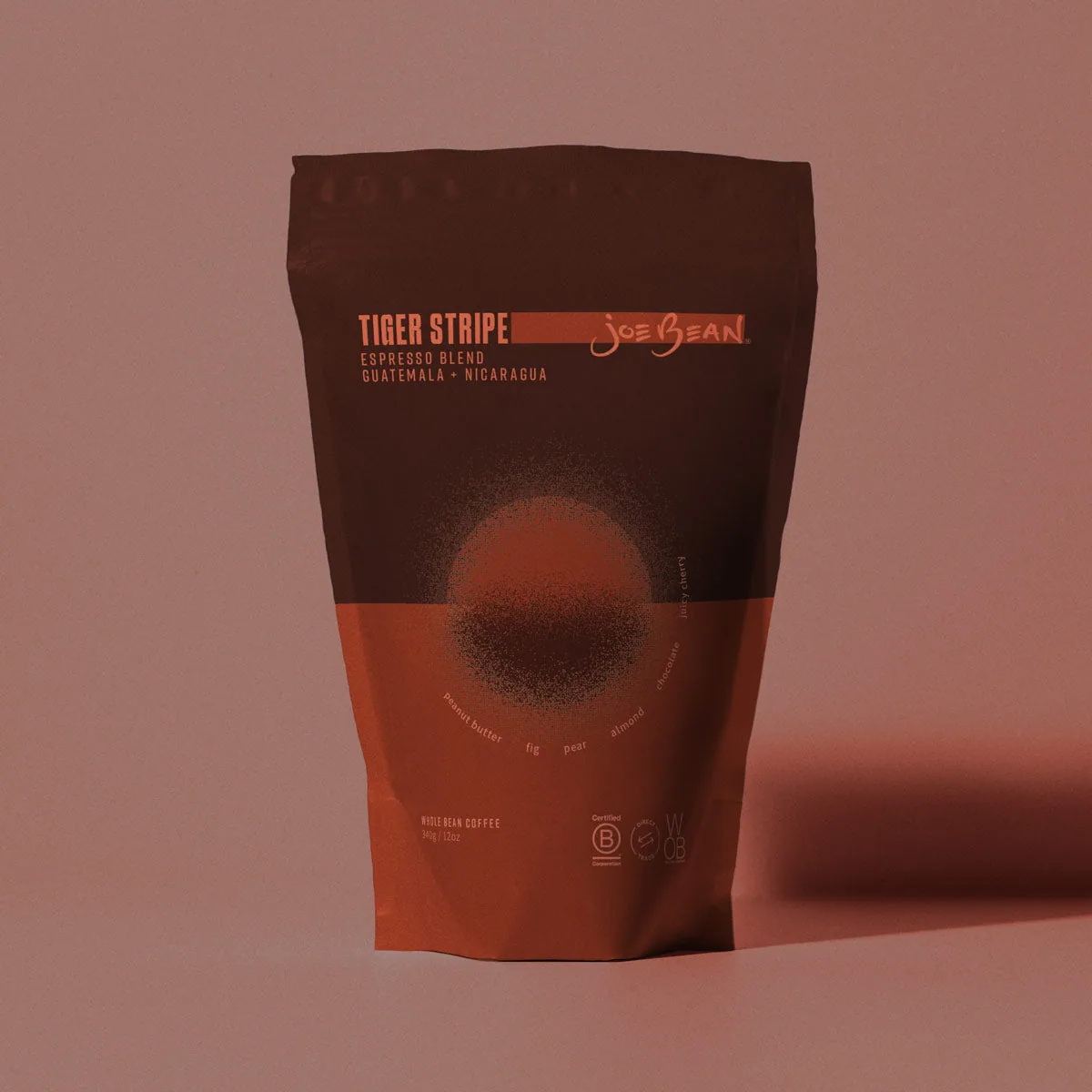 tiger stripe espresso coffee by joe bean roasters