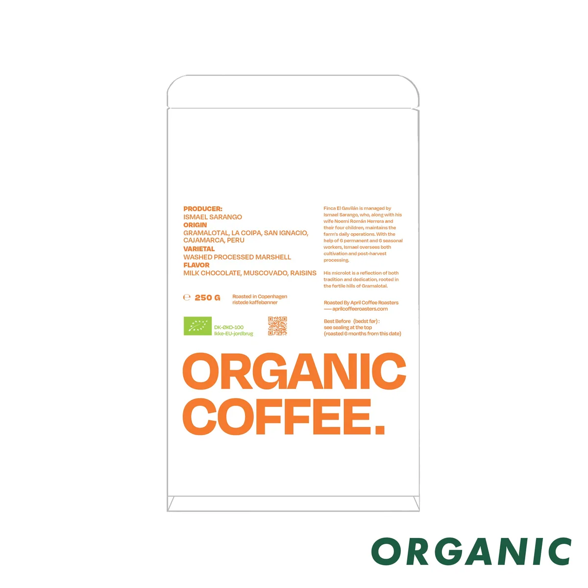 peru - ismael sarango - washed marshell - peru coffee by april coffee roasters