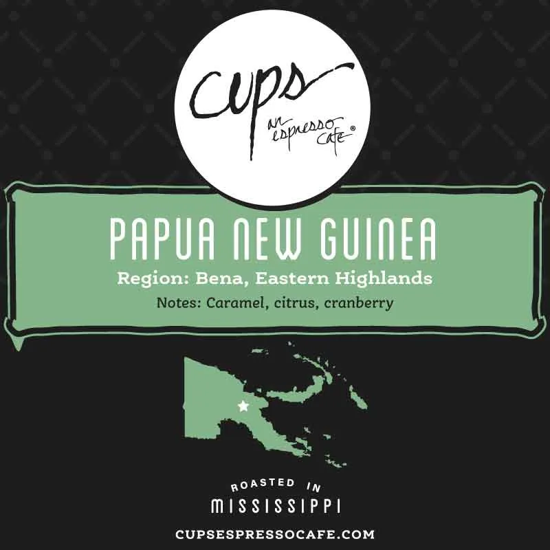 limited edition papua new guinea korofeigu coffee by cups espresso cafe