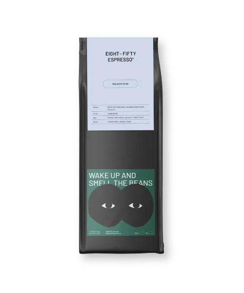 kalahari bean - kenya + colombia + brazil + papua new guinea coffee by eight fifty espresso